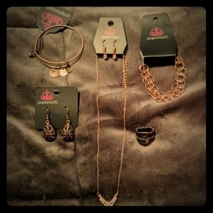 6 piece Cooper tone jewelry bundle